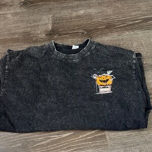 Black Halloween Graphic T-Shirt